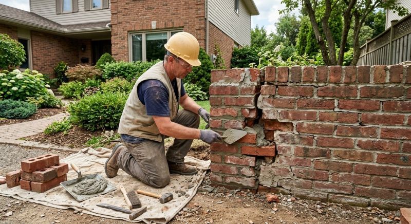 Brick Fence Repair in Port Saint Lucie, FL