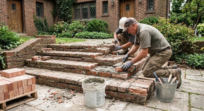 Brick Stairs Repair in Port Saint Lucie, FL