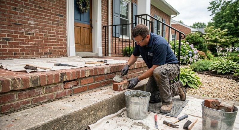 Brick Stairs Repair in Martin County, FL