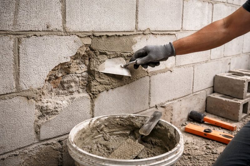 Cinder Block Wall Repair in Martin County, FL