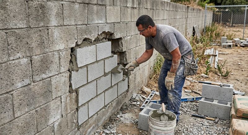 Concrete Block Repair in Port Saint Lucie, FL