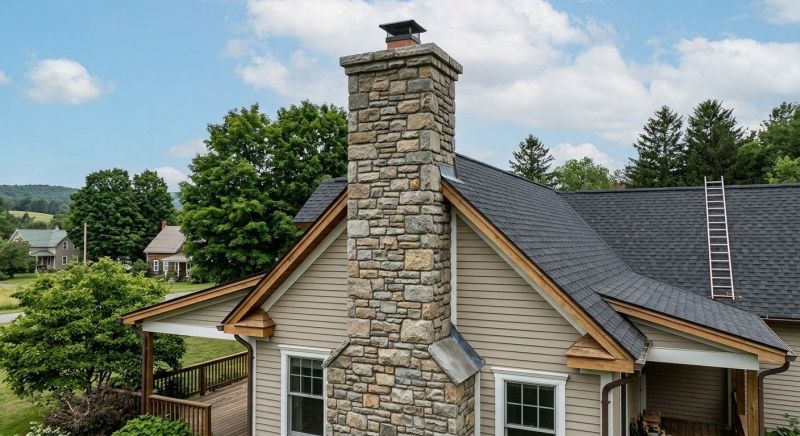 Stone Chimney Installation in Martin County, FL