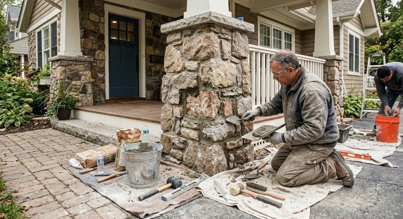 Stone Column Repair in Port Saint Lucie, FL