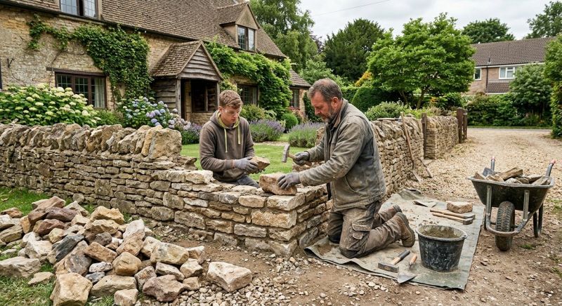 Stone Wall Repair in Stuart, FL